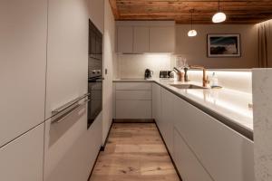 Η κουζίνα ή μικρή κουζίνα στο Antarès ORION 001 - luxury apartment ski inski out