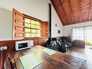 Χώρος καθιστικού στο Apartamento Rural Somadita A