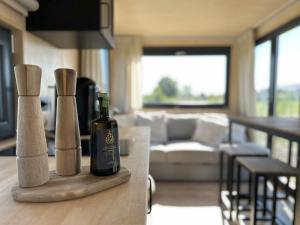 Nápoje v ubytování Tiny House du Gad Bourgeois