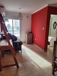 Istumisnurk majutusasutuses Dpto de 1 dormitorio en edificio Nicodemus 3