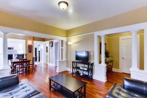 a living room with a couch and a table at Amazing Urban Oasis - Close to Everything in San Diego