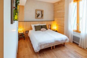 Ένα ή περισσότερα κρεβάτια σε δωμάτιο στο Eco-Friendly Gite In A Wine Estate In Frontignan