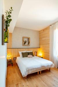 Ένα ή περισσότερα κρεβάτια σε δωμάτιο στο Eco-Friendly Gite In A Wine Estate In Frontignan