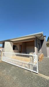 Bygningen som feriehuset ligger i