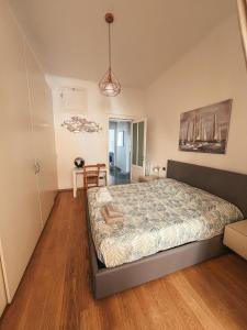 Postel nebo postele na pokoji v ubytování La Casa nel Blu