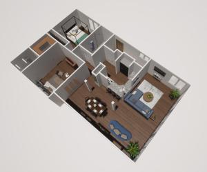 un plano del suelo de una casa en Best Value in SD $1M Views; Great Location; WD, en San Diego 35 fotos más