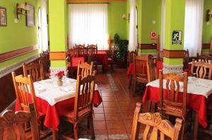 Restaurace v ubytování Hostal la zamora