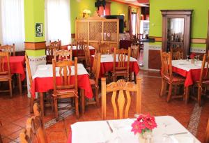 Restaurace v ubytování Hostal la zamora