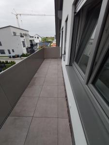 En balkon eller terrasse på Wohlfühloase