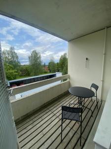 En balkon eller terrasse på Spacious Apartment for 4 with Sauna