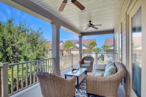 En balkon eller terrasse på Garden Cottage 83
