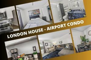 Η κουζίνα ή μικρή κουζίνα στο NEW London House Orlando Airport Private Condo
