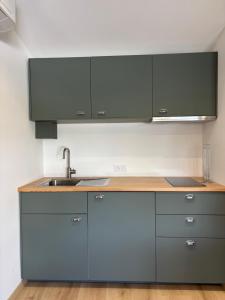 Η κουζίνα ή μικρή κουζίνα στο Hébergement standing au calme