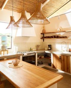 Kuchyň nebo kuchyňský kout v ubytování Pelicano Popoyo + 15 fotografií