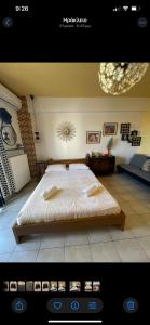 Ένα ή περισσότερα κρεβάτια σε δωμάτιο στο Reina studio