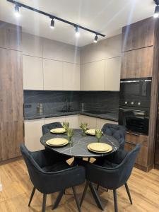 Dapur atau dapur kecil di Apartments BIOLEND
