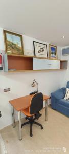 Χώρος καθιστικού στο Suite solarium Km21