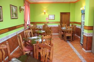 Restaurace v ubytování Hostal la zamora