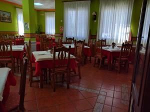 Restaurace v ubytování Hostal la zamora