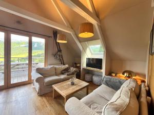 Χώρος καθιστικού στο Chalet de Charme en Forêt près du Golf et Ski à Corrençon - FR-1-515-228