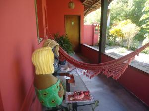 Un patio sau altă zonă în aer liber la Pousada Aba da Serra