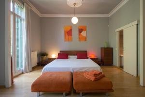 Postel nebo postele na pokoji v ubytování Luxury Central Apartment