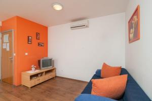Televízia a/alebo spoločenská miestnosť v ubytovaní Apartment Božan