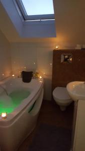 Kúpeľňa v ubytovaní Spa Apartamenty Lidzbark