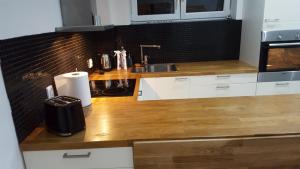 Kuchyňa alebo kuchynka v ubytovaní Spa Apartamenty Lidzbark
