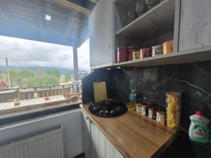 Η κουζίνα ή μικρή κουζίνα στο Villa Victoria in Bakuriani