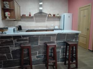 Kuchnia lub aneks kuchenny w obiekcie Casa Rural Casa Queta