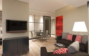Телевізор і / або розважальний центр в Twister Apartments