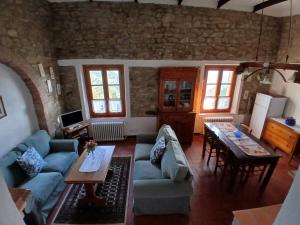 Χώρος καθιστικού στο Villa Aquila
