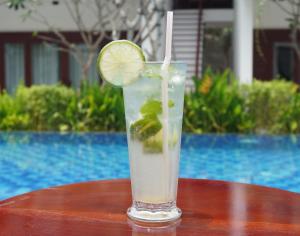 Nápoje v ubytování Happy Resort Siem Reap