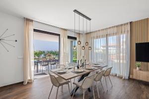 TV a/nebo společenská místnost v ubytování Villa Mattia