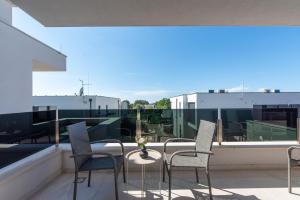 Balkón nebo terasa v ubytování Villa Mattia