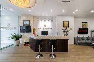 TV a/nebo společenská místnost v ubytování A25 Hotel - 29 Bùi Thị Xuân