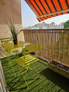 Μπαλκόνι ή βεράντα στο Appartement Grange Blanche