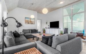 Pet Friendly Home In Ulfborg With Saunaにあるテレビまたはエンターテインメントセンター