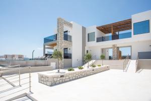 a rendering of a house with a patio at Blue Sunrise Villa 2 in Afantou
