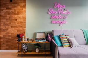 PROMOÇĀO - Apartamento Gamer com Cinema e Garagem Grátis休息區