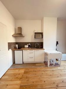 Dapur atau dapur kecil di Le petit cocon normand
