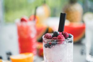 Nápoje v ubytování Penthouse Panorama Deluxe - Seesicht - BBQ - Beach Paradise - Loft Exklusive