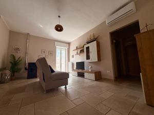 TV a/nebo společenská místnost v ubytování Villa Raffaele