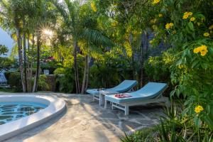 Κήπος έξω από το Monsoon Resort - Your Tropical Paradise