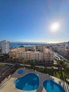 Πισίνα στο ή κοντά στο Los Cristianos Achacay Appartement standing Vue panoramique
