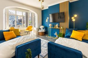 Χώρος καθιστικού στο The Carr Lane Luxe Escape