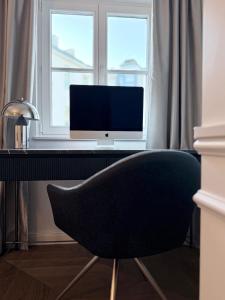 Et tv og/eller underholdning på Luxury Penthouse in Center with Terrace & Direct Lift - The Piękna Residences