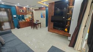 Χώρος καθιστικού στο 3BHK Fully furnished, Lake View in Newtown