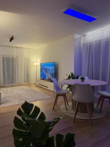 Ένα ή περισσότερα κρεβάτια σε δωμάτιο στο Rednitz Luxus House +4 φωτογραφίες